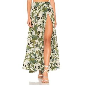Free people hot tropics maxi skirt
